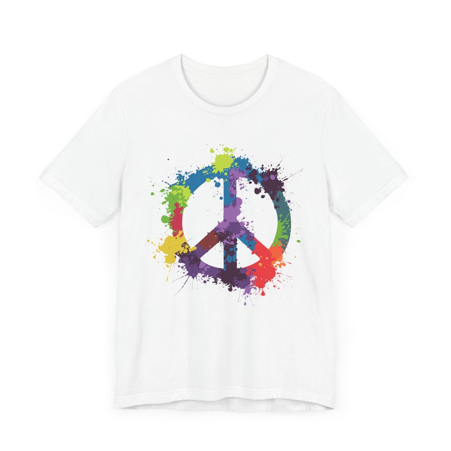 Watercolor Peace Sign Tee - Free Spirited