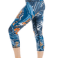 Whale Hello Printed Yoga Crops - Free Spirited