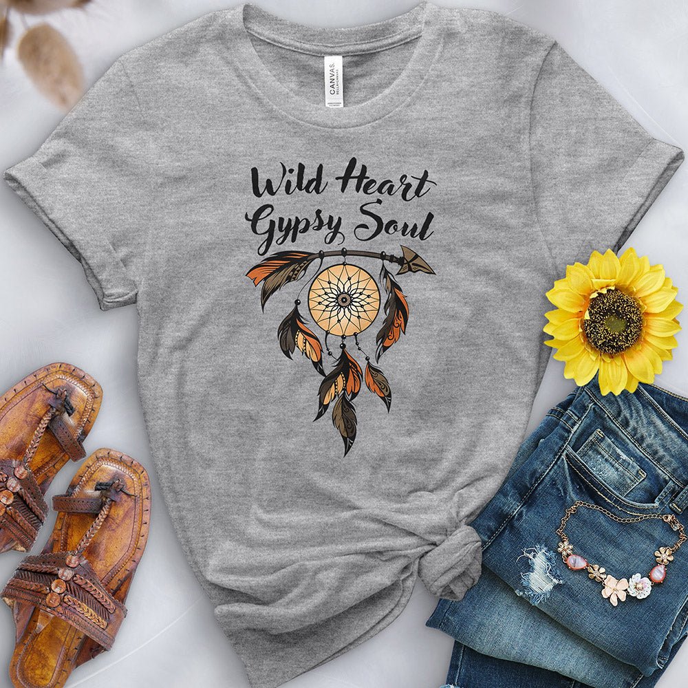 Wild Heart Gypsy Soul Tee - Free Spirited