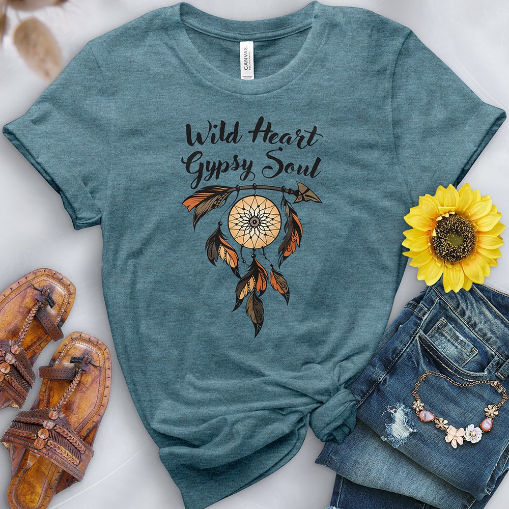 Wild Heart Gypsy Soul Tee - Free Spirited