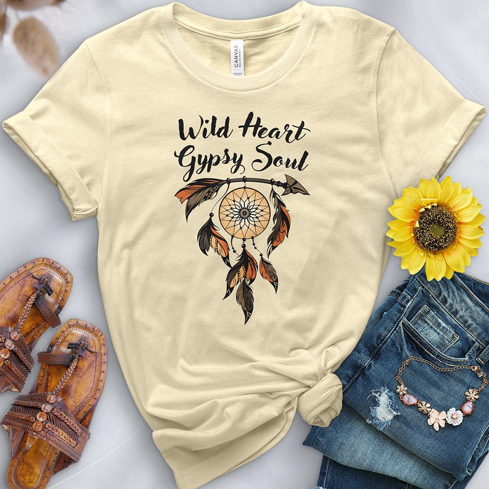 Wild Heart Gypsy Soul Tee - Free Spirited