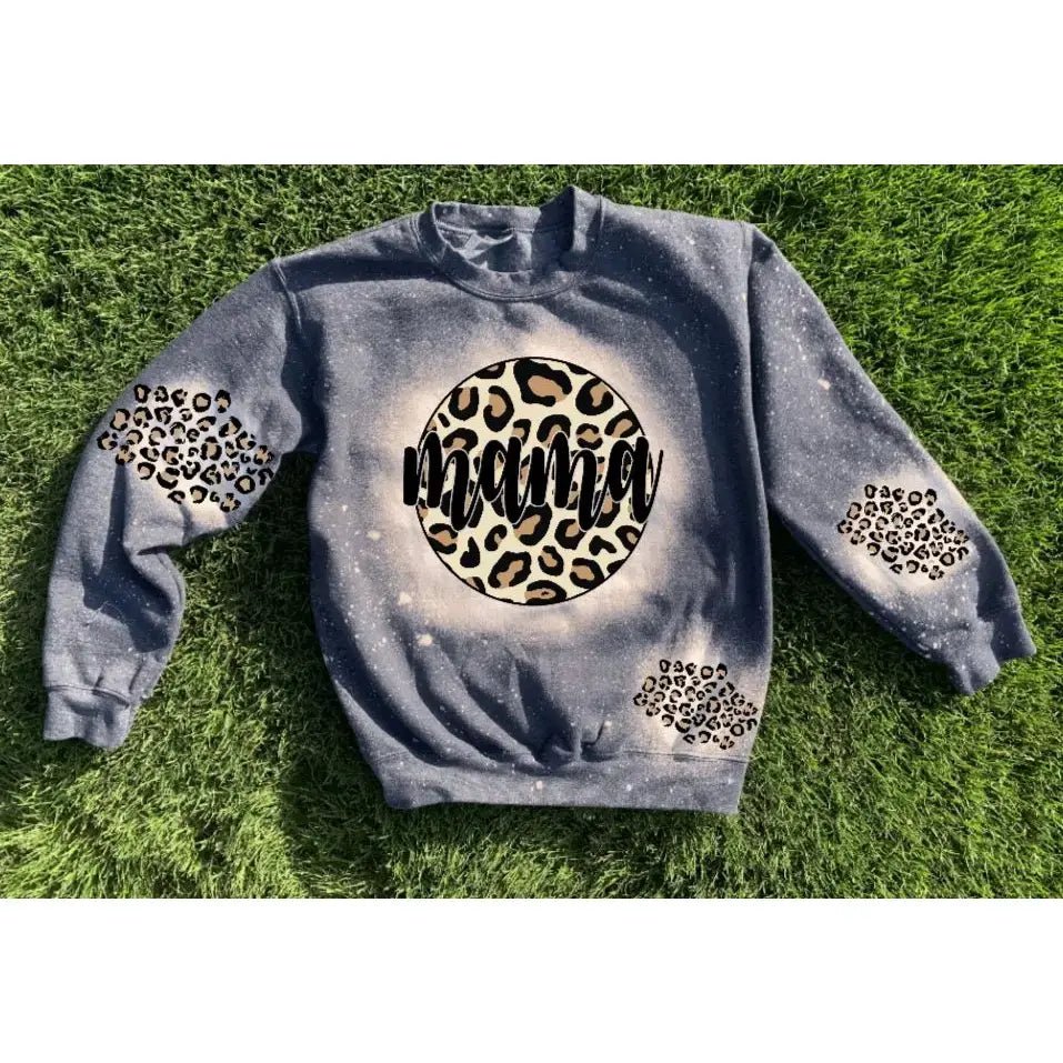 Wild Mama Leopard Sweatshirt - Free Spirited