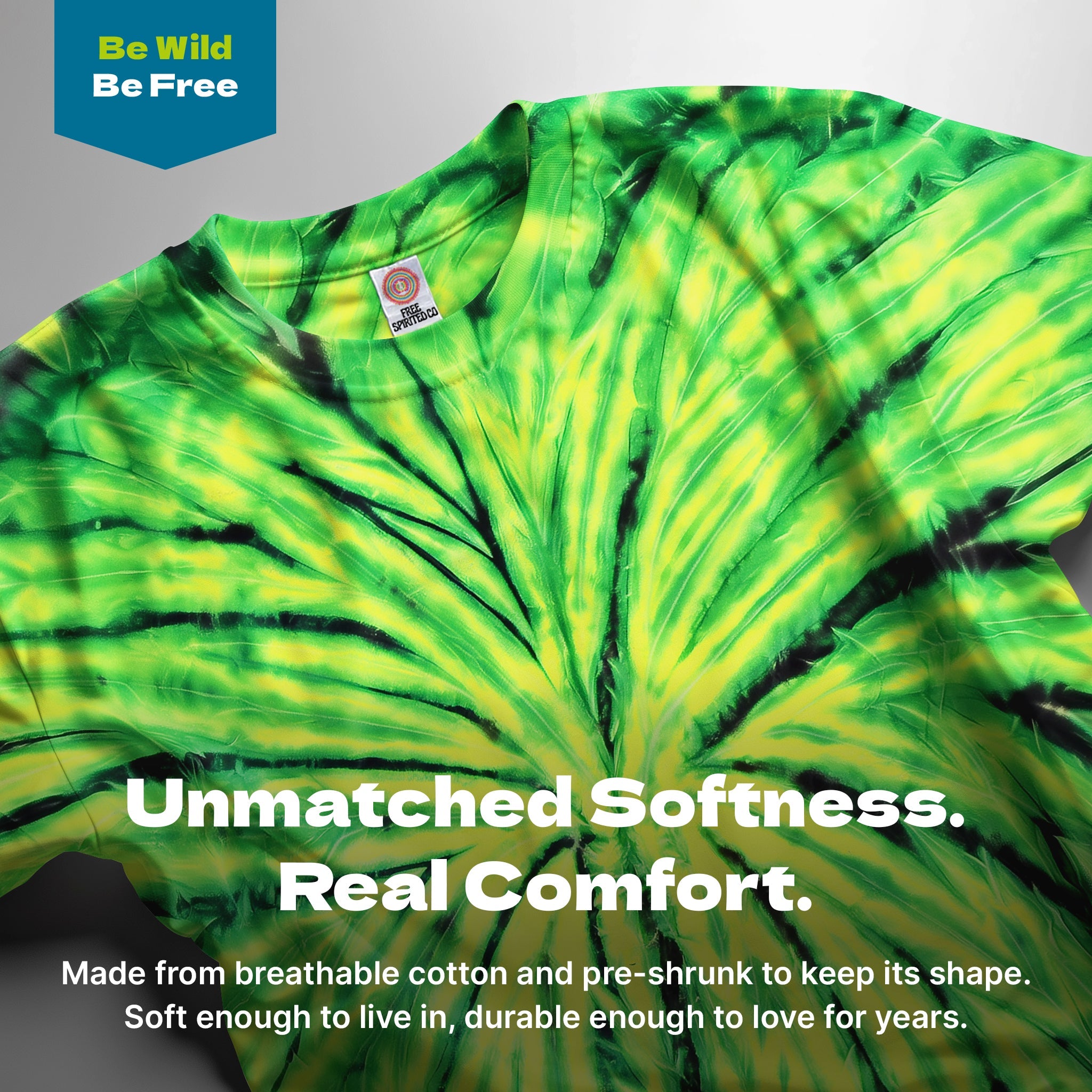 Wild Spider Premium Hand - Dyed Comfort Shirt - Free Spirited