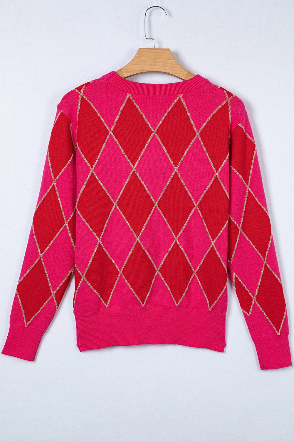Wynter Pattern Knit Casual Sweater by Threaded Pear - Free Spirited