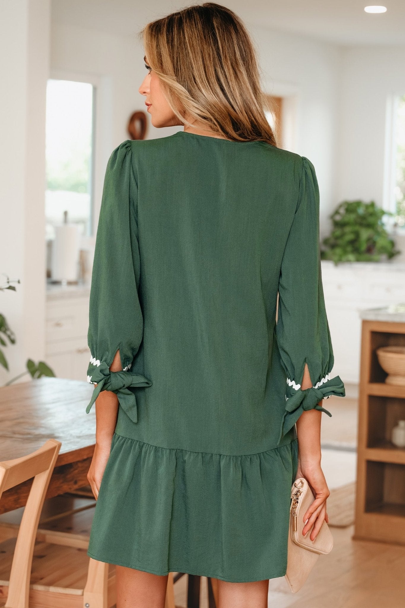 Xyla Bracelet Sleeve Shift Dress by Threaded Pear - Free Spirited