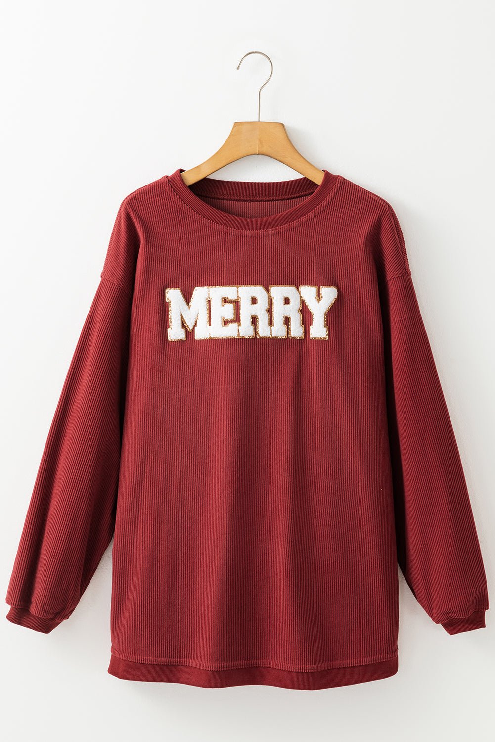 Yazara Graphic Corded Christmas Sweatshirt - Free Spirited