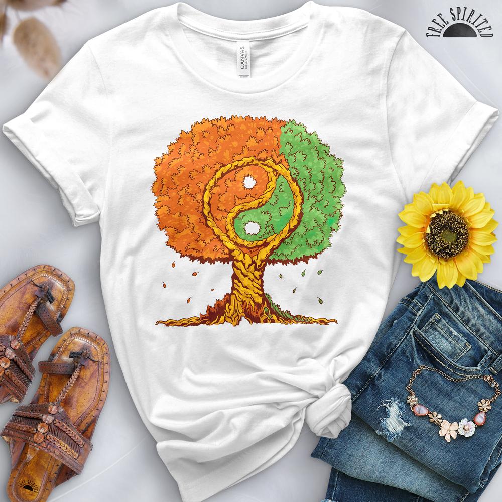 Ying Yang Tree of Life Tee - Free Spirited