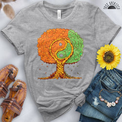 Ying Yang Tree of Life Tee - Free Spirited