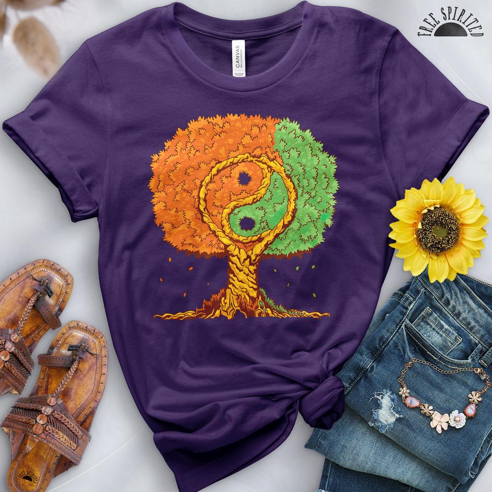 Ying Yang Tree of Life Tee - Free Spirited