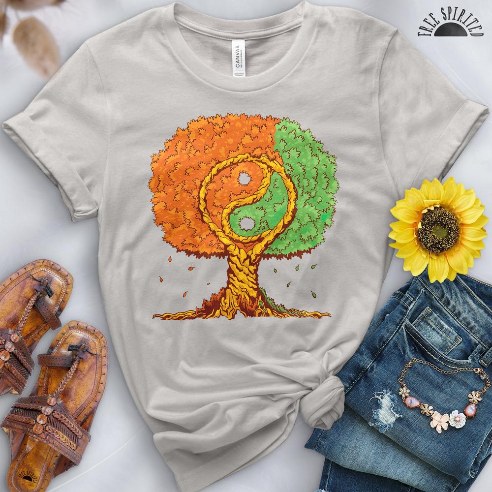 Ying Yang Tree of Life Tee - Free Spirited