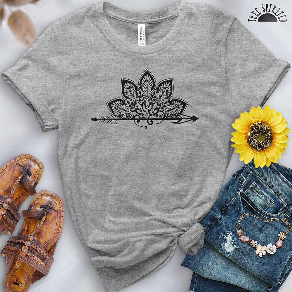 Lotus Arrow Tee - Free Spirited