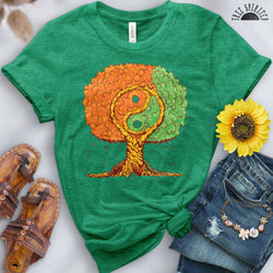 Ying Yang Tree of Life Tee - Free Spirited