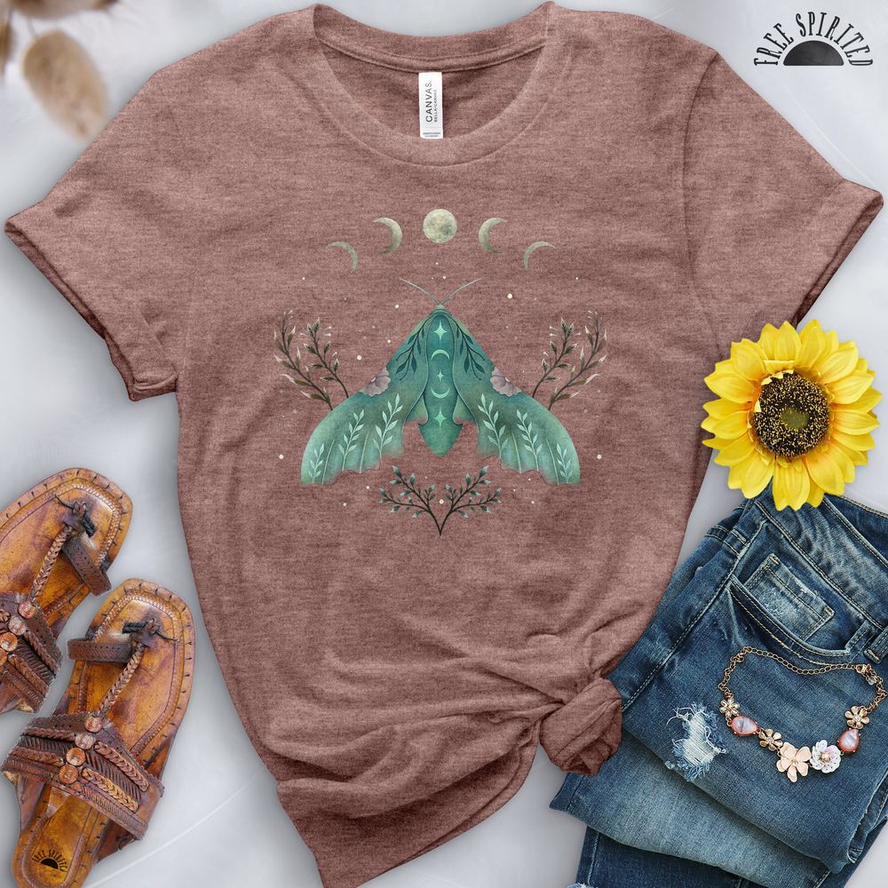 Luna Moth Tee - Free Spirited