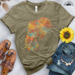 Majestic Elephant Tee - Free Spirited