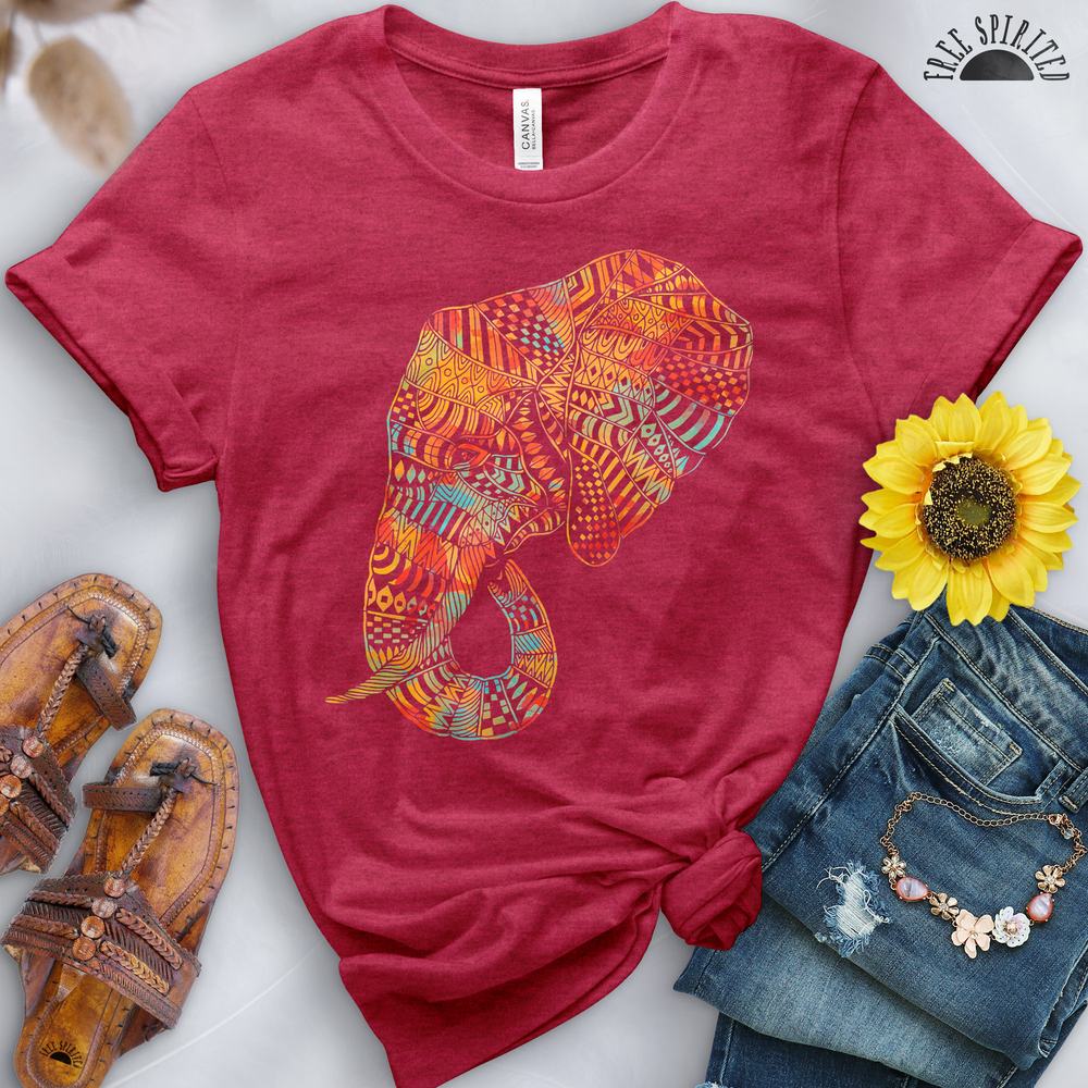 Majestic Elephant Tee - Free Spirited