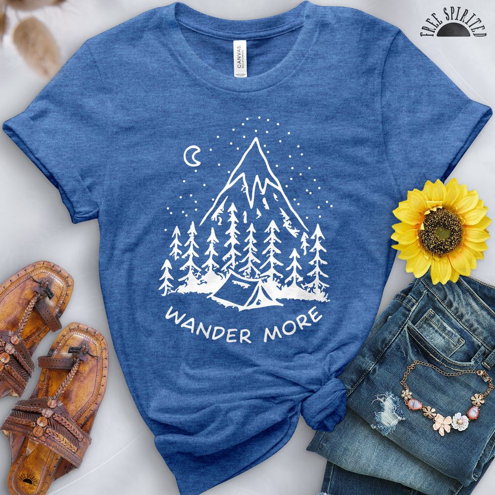 Wander More Tee - Free Spirited