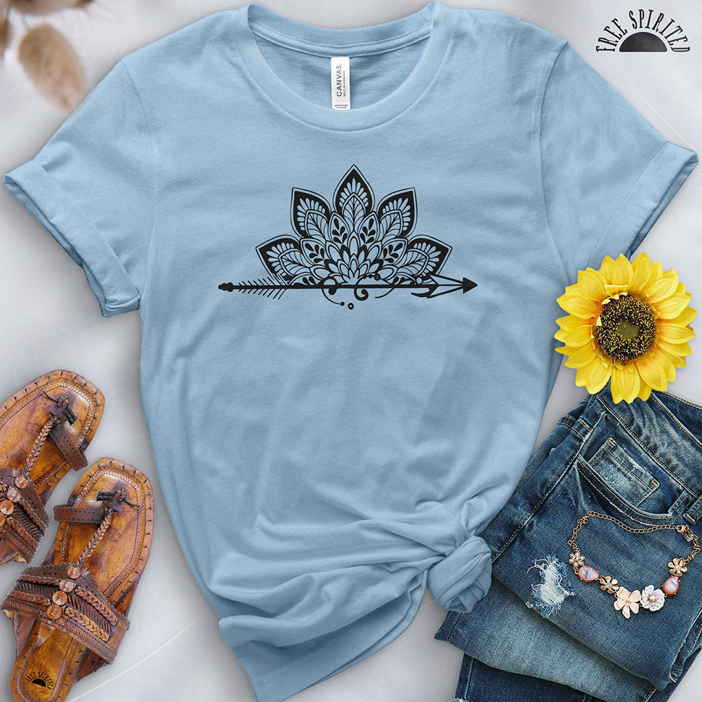 Lotus Arrow Tee - Free Spirited