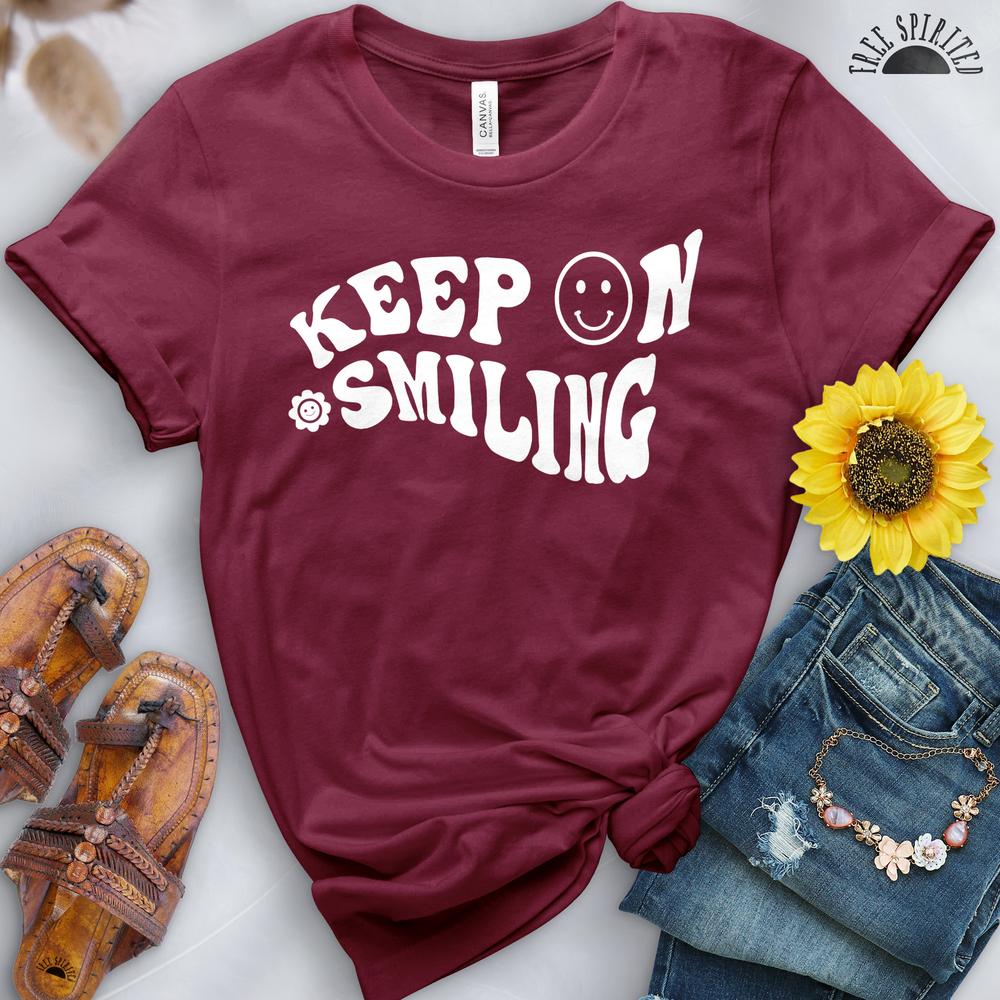 Keep On Smiling Tee - Free Spirited