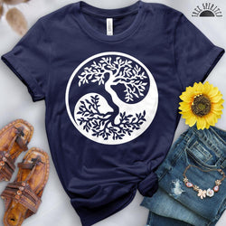 Yin Yang Bonsai Tree Tee - Free Spirited