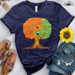 Ying Yang Tree of Life Tee - Free Spirited