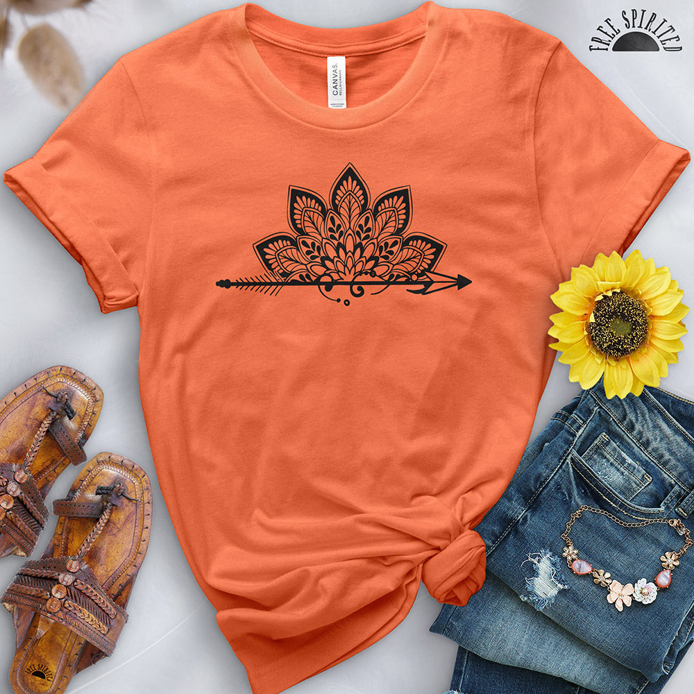 Lotus Arrow Tee - Free Spirited